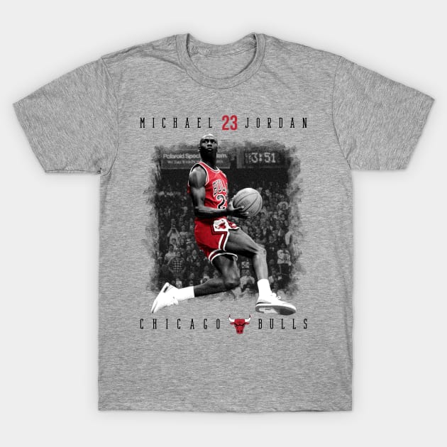 Michael Jordan 23 Chicago Bulls T-Shirt by Diamond Creative